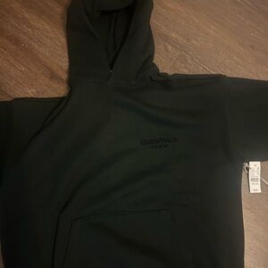 Essentials black hoodie new with tags